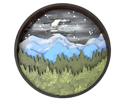 Moonlight Peaks Shadow Box Kit