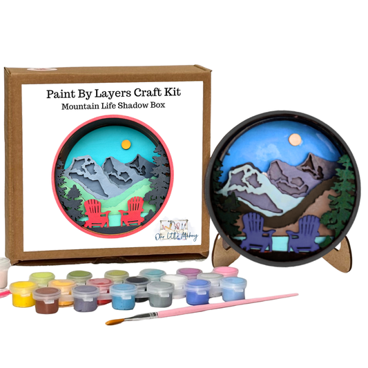 Mountain Life Shadow Box