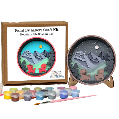 Mountain Life Shadow Box