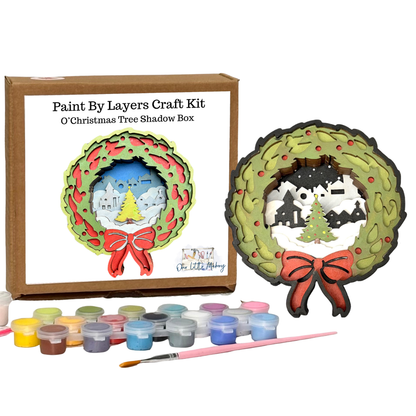 O'Christmas Tree Shadow Box Kit