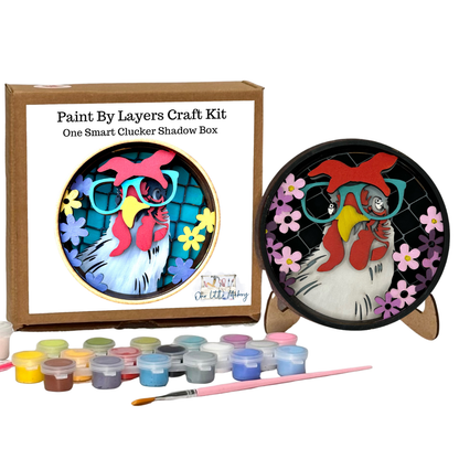One Smart Clucker Shadow Box Kit