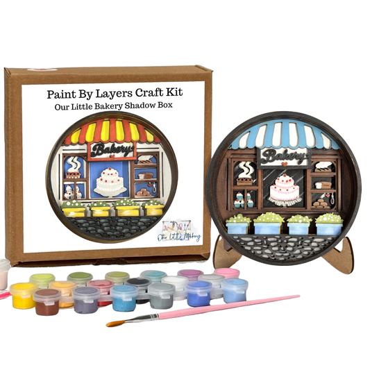 Our Little Bakery Shadow Box Kit