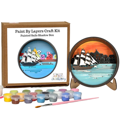 Painted Sails Shadow Box Kit