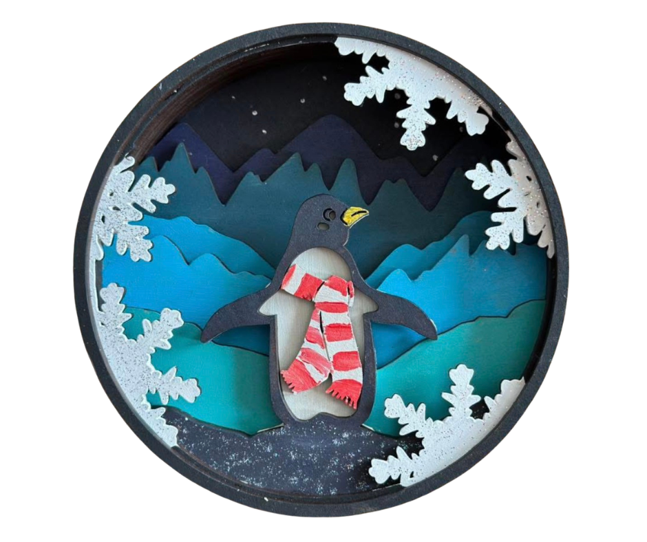 Penguin Shadow Box Kit