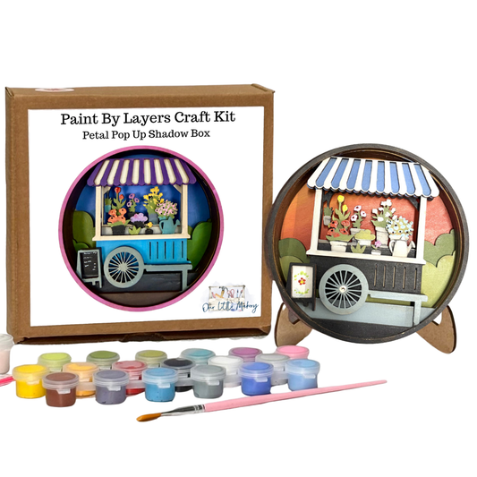 Petal Pop Up Shadow Box Kit