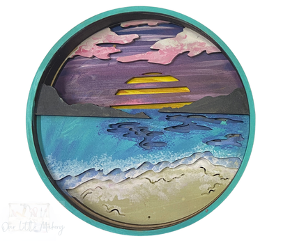 Beach Days Shadow Box Kit