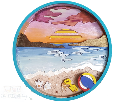 Beach Days Shadow Box Kit