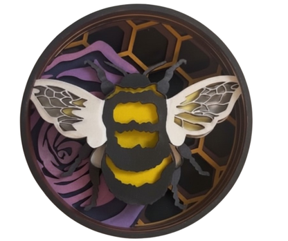 Bee Happy Shadow Box Kit