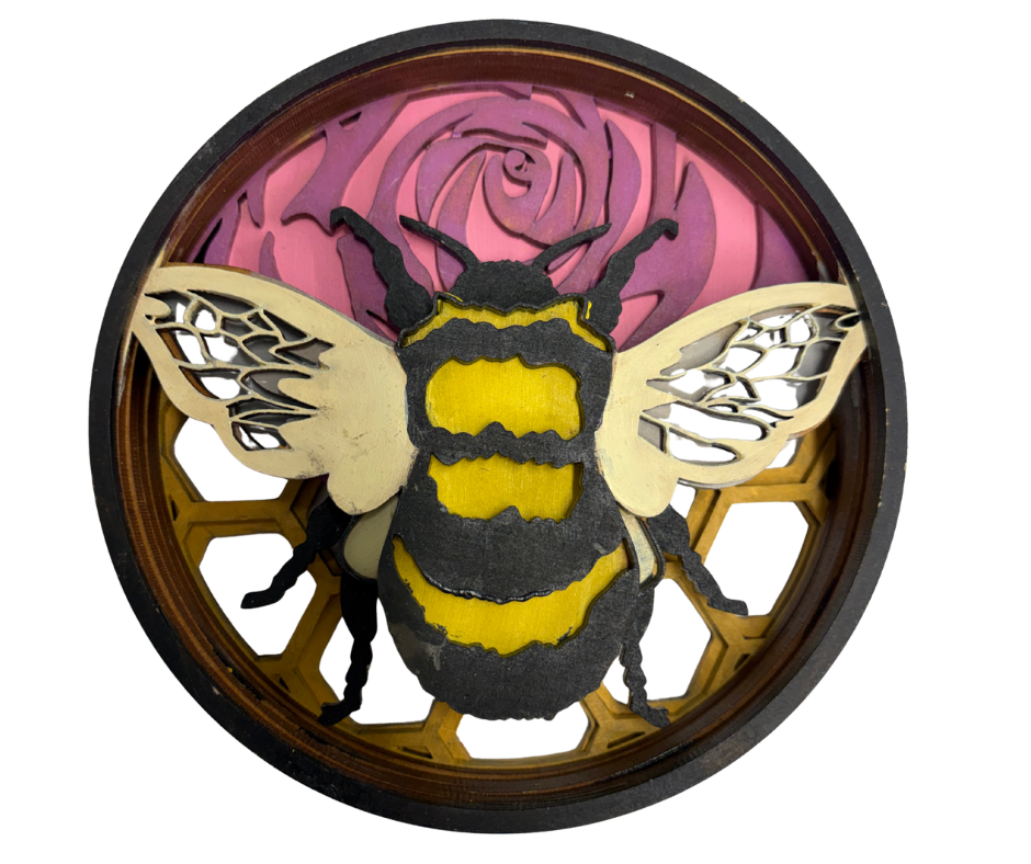 Bee Happy Shadow Box Kit