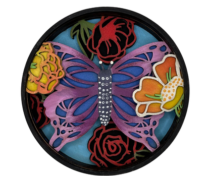 Butterfly Kisses Shadow Box Kit