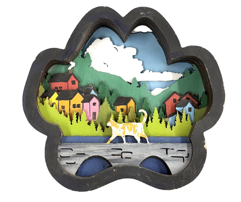 Cat Paw Shadow Box Kit