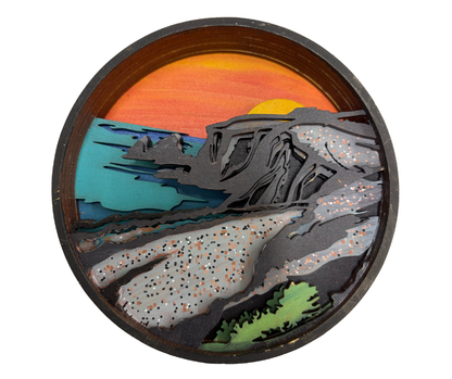 Coastal Cliffs Shadow Box Kit