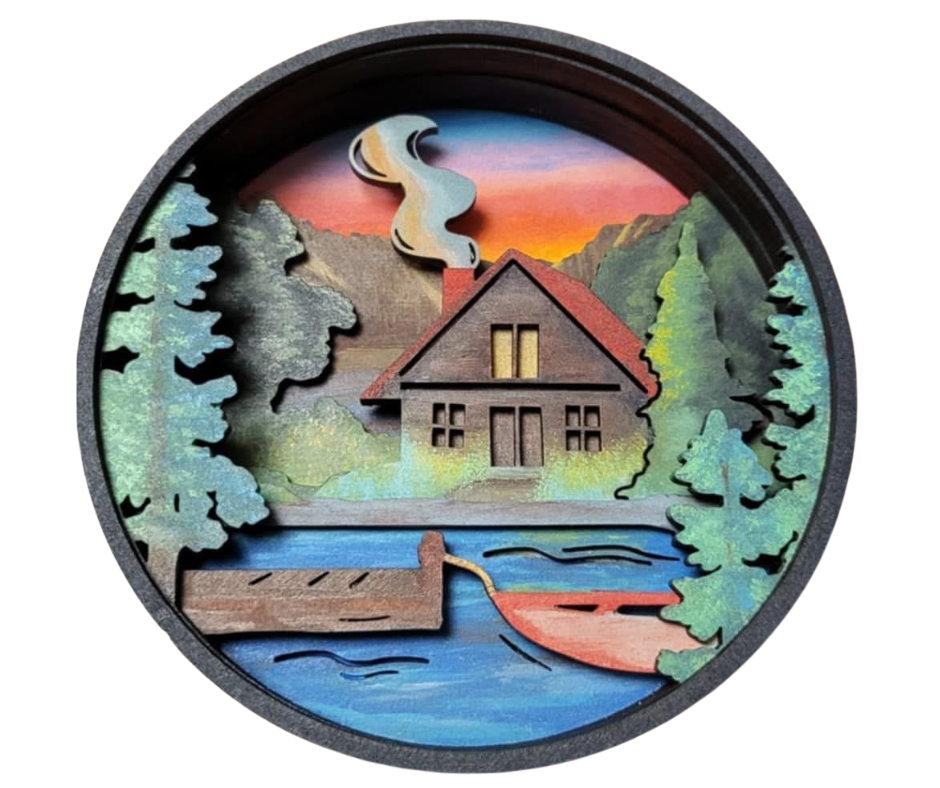 Cozy Cottage Shadow Box Kit