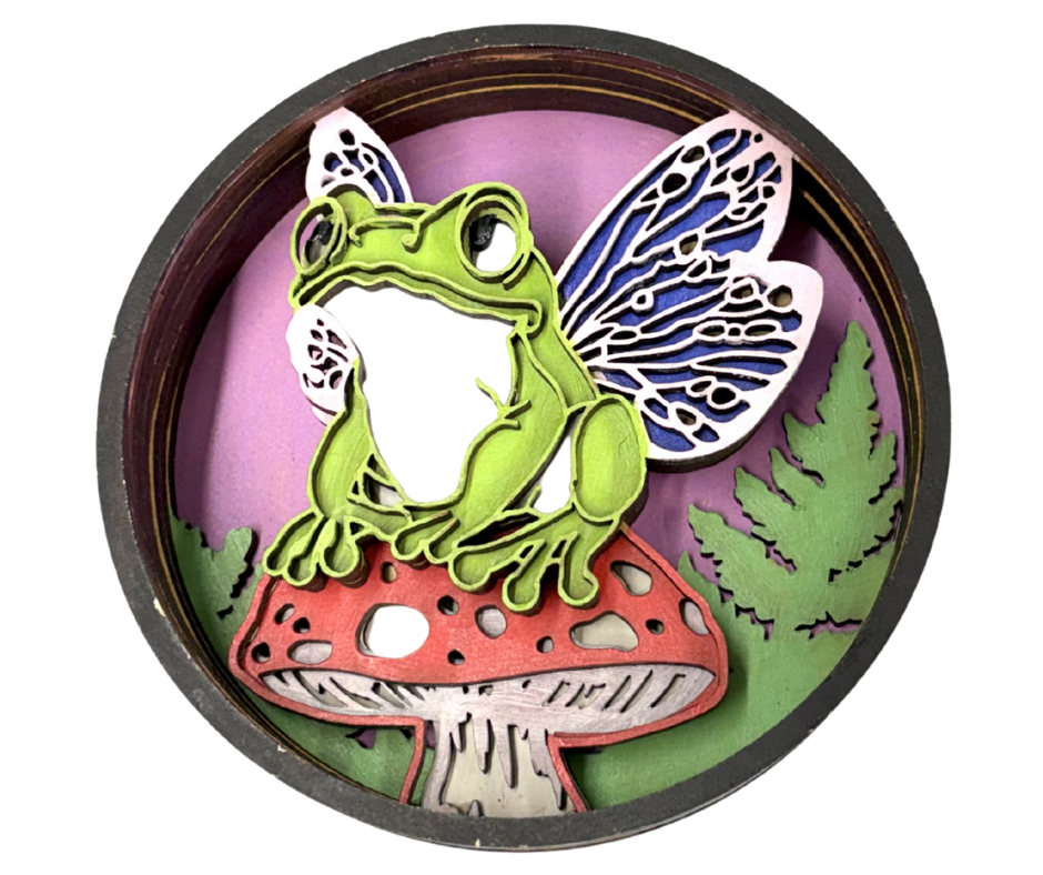 Flutter Frog Shadow Box Kit