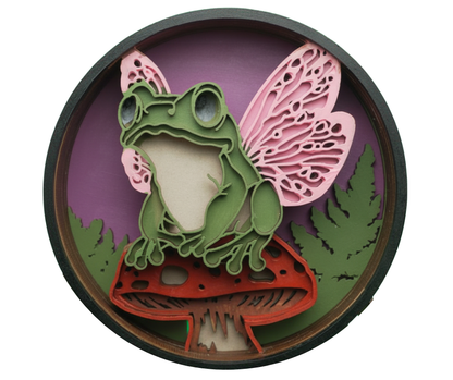 Flutter Frog Shadow Box Kit