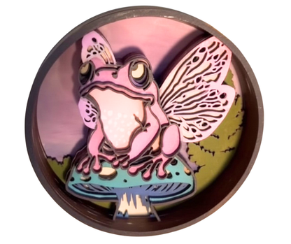 Flutter Frog Shadow Box Kit