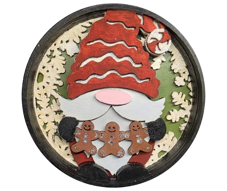 Gnome for the Holidays Shadow Box Kit
