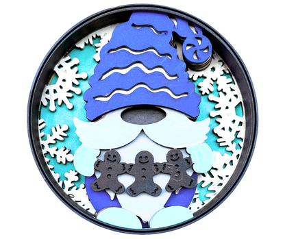 Gnome for the Holidays Shadow Box Kit