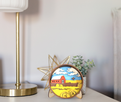 Golden Fields Shadow Box Kit