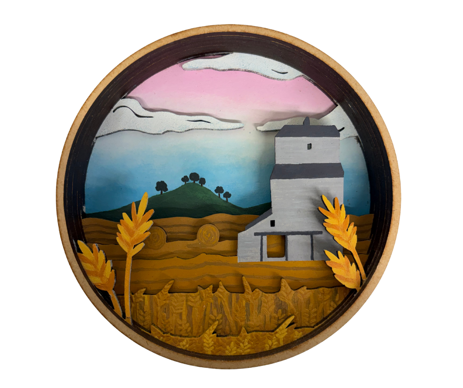 Grain Elevator Shadow Box Kit