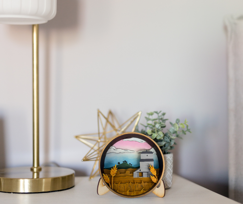 Grain Elevator Shadow Box Kit
