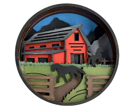 Horseshoe Haven Shadow Box Kit