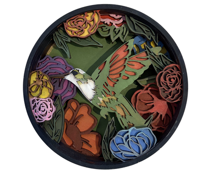 Hummingbird Garden Shadow Box Kit