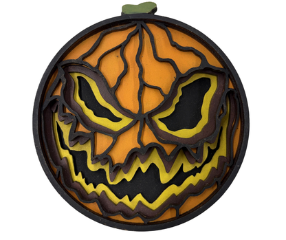 Jack-O-Lantern Shadow Box Kit