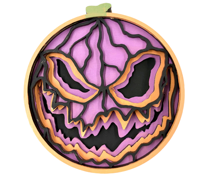 Jack-O-Lantern Shadow Box Kit