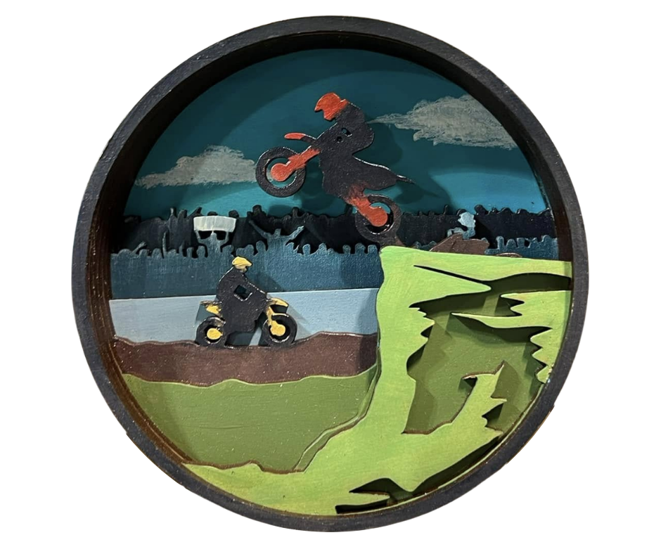 Kicking Up Dirt Shadow Box Kit