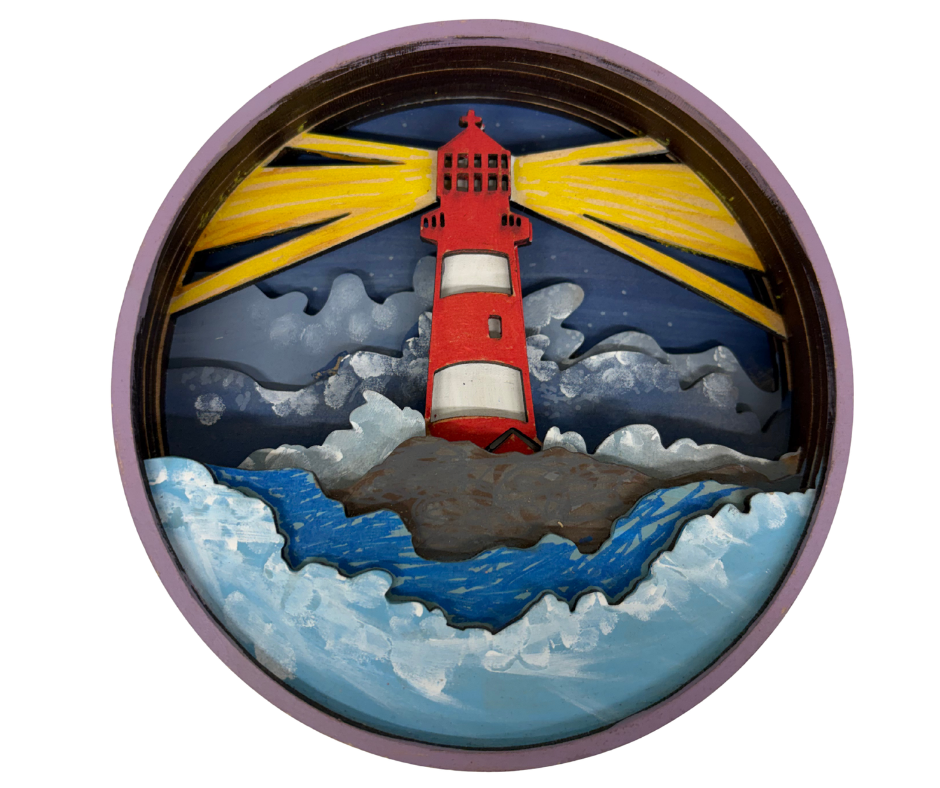Lighthouse Shadow Box Kit