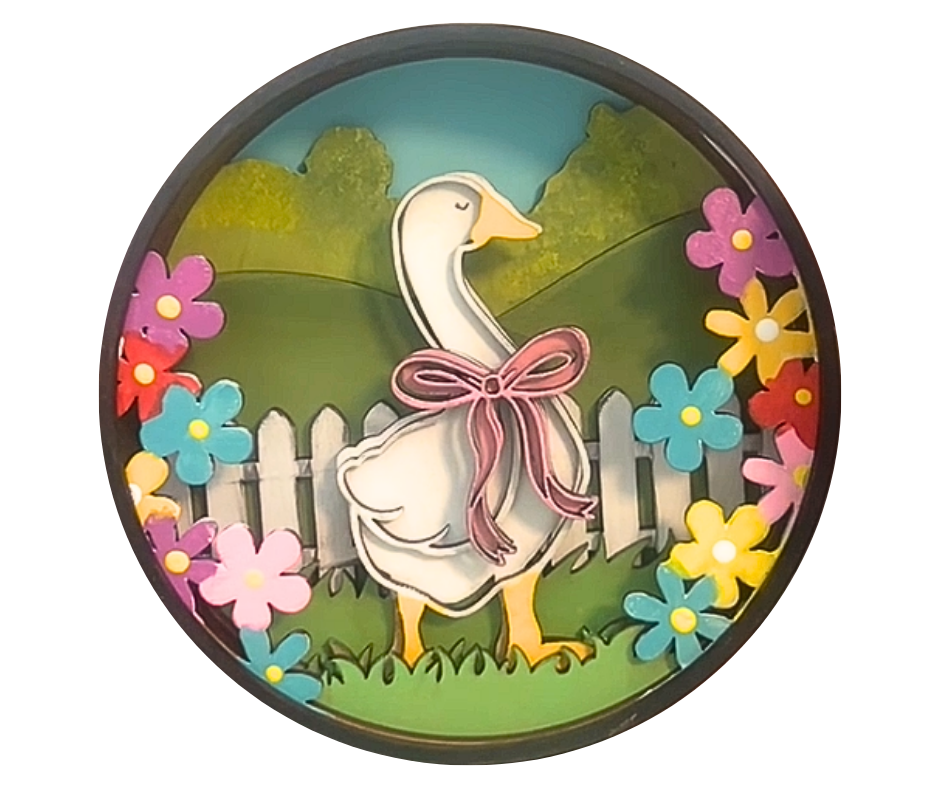 Fancy Feathers Shadow Box