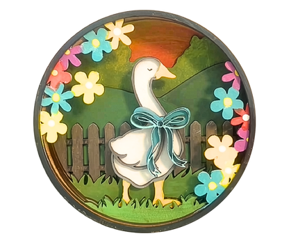 Fancy Feathers Shadow Box