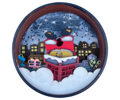 Chimney Traffic Shadow Box