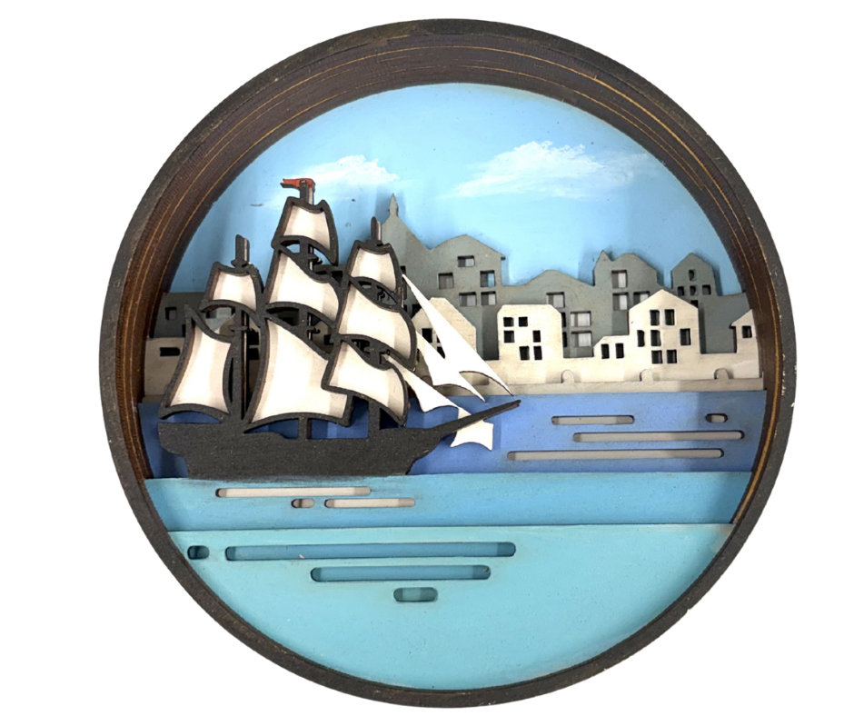 Painted Sails Shadow Box Kit