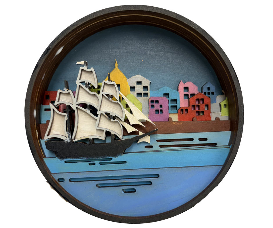 Painted Sails Shadow Box Kit