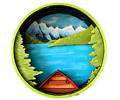 Peaceful Paddle Shadow Box Kit