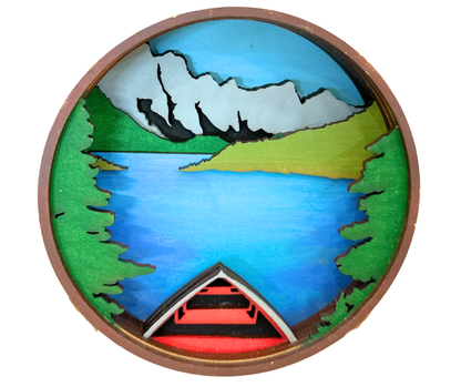 Peaceful Paddle Shadow Box Kit