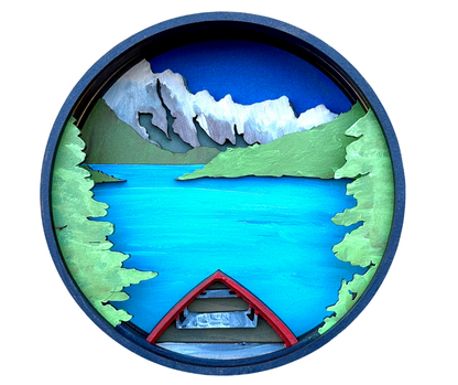 Peaceful Paddle Shadow Box Kit