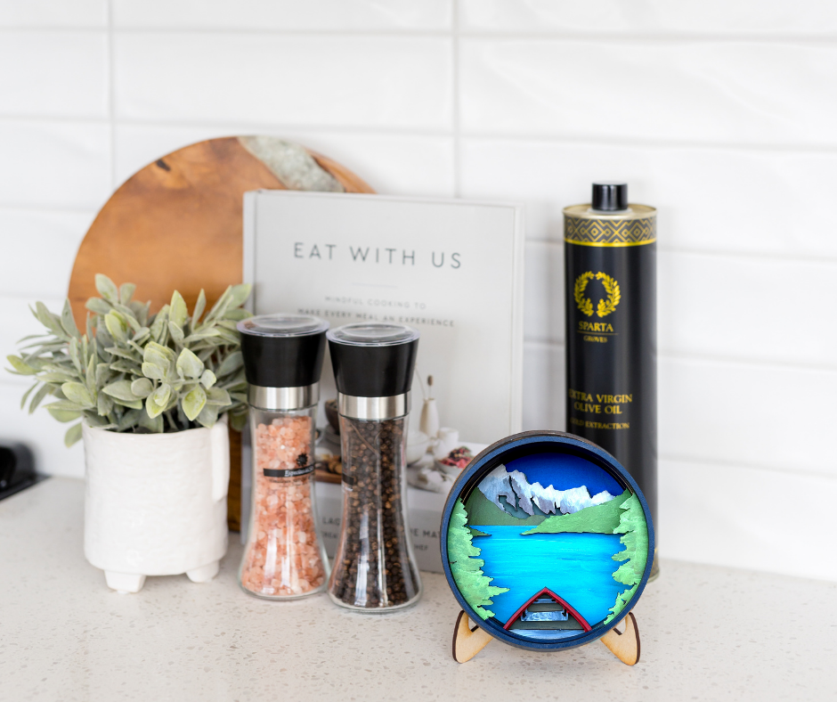 Peaceful Paddle Shadow Box Kit