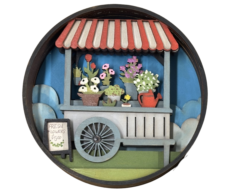 Petal Pop Up Shadow Box Kit