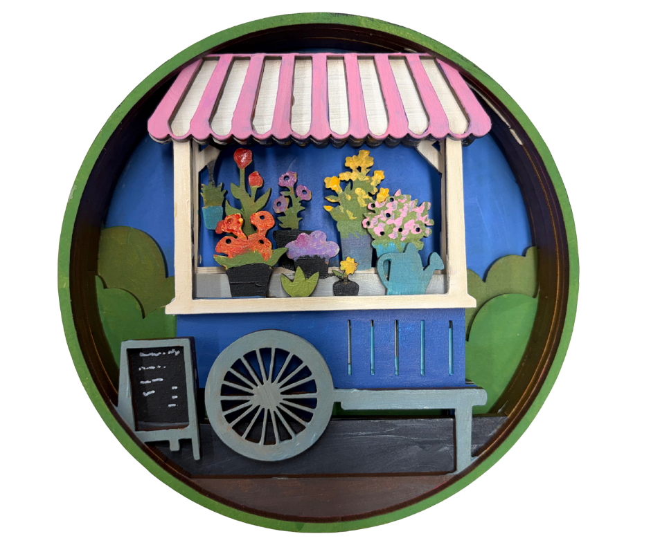 Petal Pop Up Shadow Box Kit
