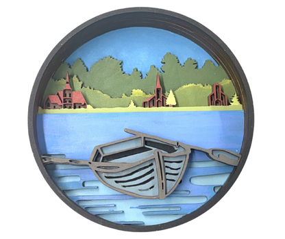 Spring Garden Road Shadow Box Kit