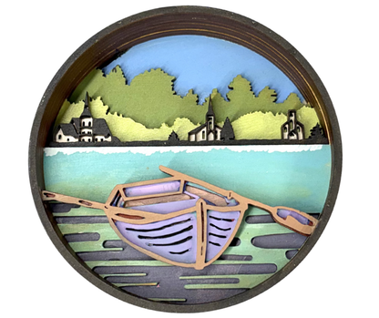 Spring Garden Road Shadow Box Kit