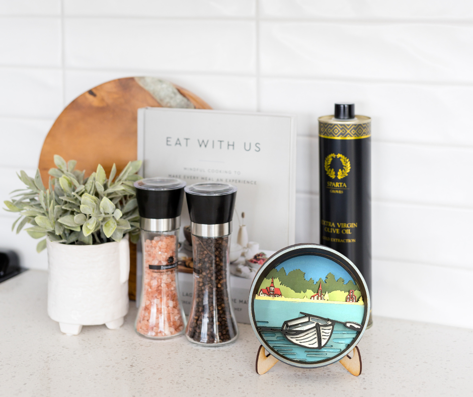 Spring Garden Road Shadow Box Kit