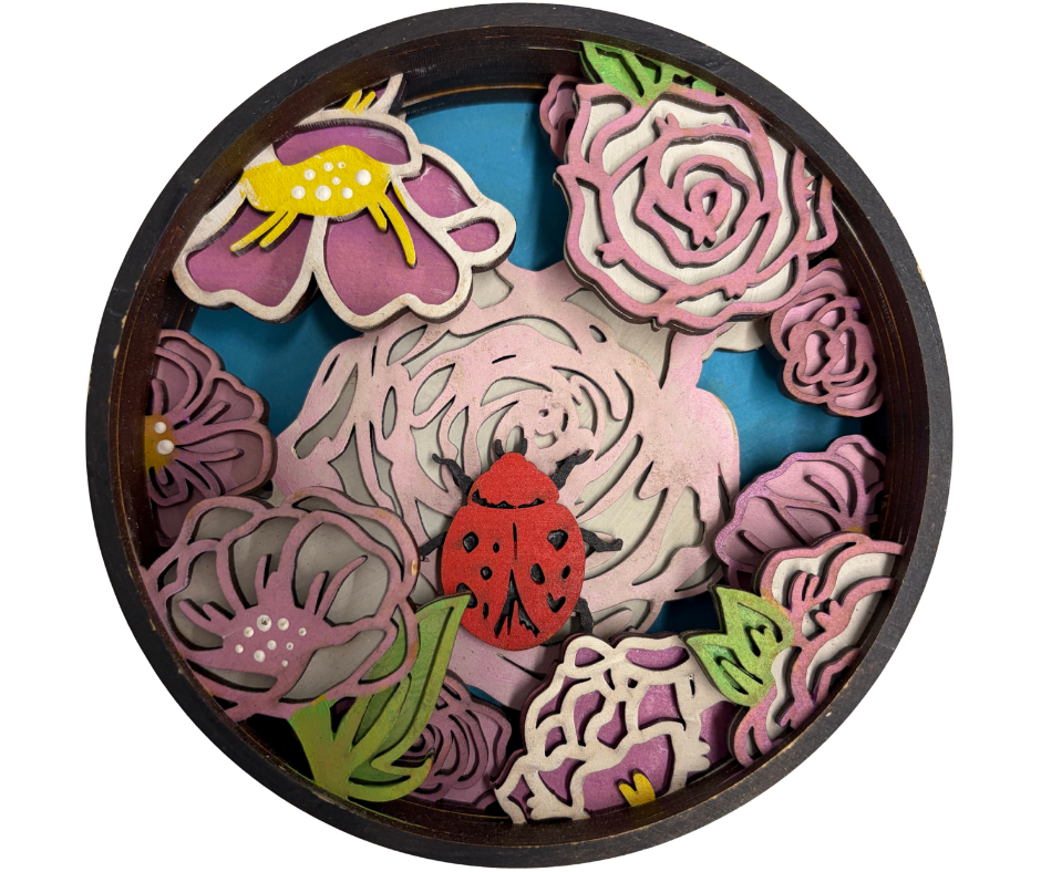 Sweet Ladybug Shadow Box Kit