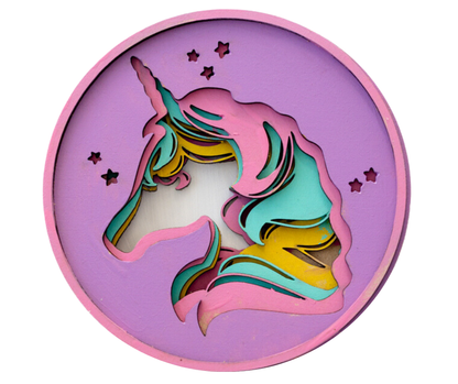 Unicorn Shadow Box Kit