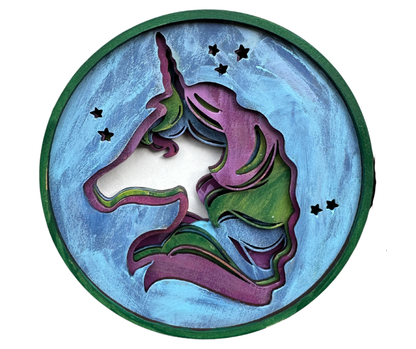 Unicorn Shadow Box Kit