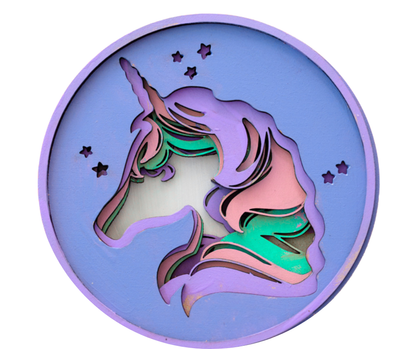 Unicorn Shadow Box Kit