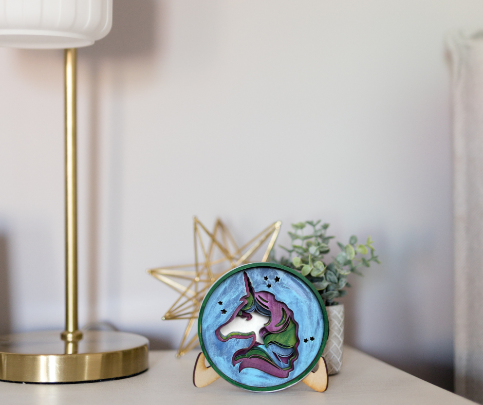 Unicorn Shadow Box Kit